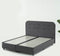 Dreamhouse® Rondo Boxspring met Opbergruimte – Bed - 140 x 200 cm - Velvet Antraciet - Complete boxspring