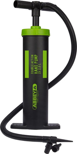 Abbey Camp Handpomp Double Action - 4L per cyclus - Zwart/Groen