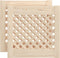 vidaXL - Kastdeuren - met - latwerk - 2 - st - 39,5x39,5 - cm - massief - grenenhout