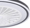 EGLO Almeria - Plafondventilator met lamp - Ø 48 cm - 3 snelheden - Dimbaar wit licht - Wit/Zwart