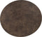 Stalux Ronde eettafel 'Daan' 120cm, kleur zwart / lederlook bruin
