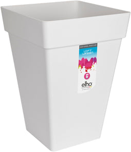Elho Loft Urban - Vierkant Hoog 37 - Plantenbak met waterreservoir - Wit