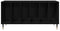 vidaXL - Recordkast - Zwart - Eiken - 100x38x48 - cm - Gerecycled - Hout