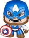 Marvel Mighty Muggs - Actiefiguur Captain America - Druk-en-draaimechanisme - Kleur: Captain America