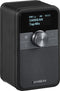 Sangean DDR-8 compacte houten DAB+ en FM radio met Bluetooth ontvangst, Midnight Oak