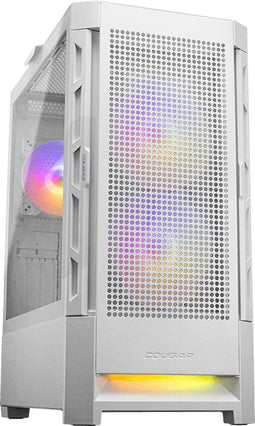Cougar Duoface RGB - Mid-Tower Behuizing - 3 ARGB Ventilatoren - Wit
