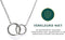 Laura Ferini Per Sempre - Dames Ketting - 18K Wit Verguld - 42,8 cm - Zilver