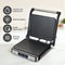 Olvy Tosti Apparaat XL - Panini - Timerfunctie - Temperatuurregeling - Voor 4 Tosti's - Croque Monsi