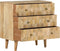 vidaXL - Ladekast - 70x35x70 - cm - massief - mangohout