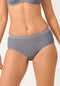 sloggi Basic+ - Dames Midi slip - Effen - Zwart - Maat 42