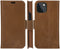 Dbramante1928 iPhone 13 Mini - Flip cover - Magneetsluiting en ruimte voor pasjes - Cognac