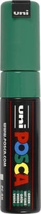 Verfstift posca pc8k b schuin donkergroen