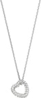 TI SENTO Dames Ketting - 925 zilver - Zirconia wit - Maat 42 - 34022ZI