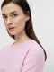 Pieces PCRIA SS FOLD UP SOLID TEE NOOS BC - T-shirt - Katoen - Pastel Lavender - Maat XS