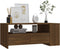 vidaXL - Salontafel - 102x55x42 - cm - bewerkt - hout - bruin - eikenkleur