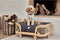 OYOY Hondenkussen - Small - 201 Anthracite - Kyoto Dog Cushion