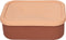 OYOY Yummy Brooddoos/Lunch box met indeling L - Powder/Sienna
