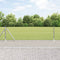 vidaXL - Fence - Posts - met - Basisplaten - 13 - stuks - Ø32mm - 70cm - Gegalvaniseerd - Staal