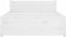 vidaXL - Bedframe - massief - hout - wit - 100x200 - cm