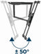 Gembird WM-75ST-01 - Muurbeugel - Dubbelarmig full-motion tot 75 inch - Max. 45,5 kg (1x)