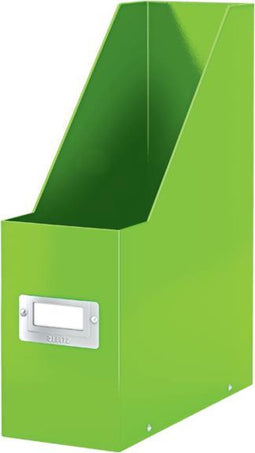 Leitz Click & Store WOW Tijdschriftencassette - Lectuurbak - 77% Gerecycled Karton - 10.3 x 33 x 25.3 Cm (BxHxD) - Groen