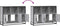 vidaXL - Dressoir - 100x35x76 - cm - bewerkt - hout - grijs - sonoma - eikenkleurig