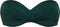 Beachlife Rich Green - Voorgevormde bikinitop met beugel - Multiway - Maat 44C
