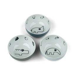 Done by deer Yummy mini bowl 3 pack Blauw