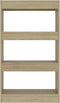 vidaXL - Boekenkast/kamerscherm - 60x30x103 - cm - bewerkt - hout - sonoma - eiken