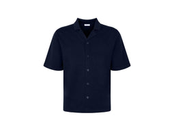 Seidensticker Knitted Resort Shirt XXL Deep Navy - Comfortabel en Stijlvol