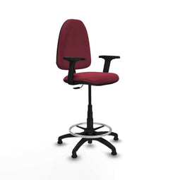 Piqueras y Crespo B2D01RT - Bureaustoel - Hoogteverstelbaar met armleuning - Kastanjebruin