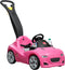 Step2 Whisper Ride Cruiser Loopwagen in Roze - Duwauto / Loopauto met duwstang - Voor kinderen vanaf 1,5 jaar