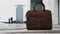 DSTRCT Wall Street - Leren Laptoptas - 15,4 inch - Cognac