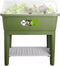 Elho Noa Kweektafel 80 - Kweekbak op Poten - Waterreservoir - Ø 78.5 x H 34.2 cm - Mosgroen