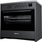 Wiggo WIO-E921A(BX) - Inductie Fornuis - 90 cm - Oven 121L - Zwart Inox