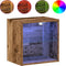 vidaXL - Zwevende - Plank - 2 - stuks - Oud - Hout - 40x28,5x40 - cm - Gefabriceerd - Hout