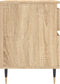 vidaXL - Nachtkastjes - 2 - st - 40x35x50 - cm - sonoma - eikenkleurig