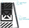 iMoshion Hoesje Geschikt voor Samsung Galaxy S21 Hoesje Siliconen - iMoshion Design hoesje - Transparant / Graphic Stripes
