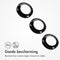 imoshion 2 Pack Camera lens protector| - Screenprotector Geschikt voor - |Samsung Galaxy S23, Samsung Galaxy S23 Plus| - |Zwart|
