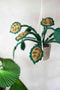 KidsDepot Hangplant Big Leaves Vilt - Sierplant - Kunstplant voor kinderkamer of woonkamer.
