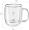 Set van 2 koffiekopjes Zwilling 39500-110 Borosilicaatglas 80 ml Transparant 2 Onderdelen (2 Stuks)