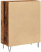 vidaXL - Dressoir - 69,5x34x90 - cm - bewerkt - hout - oud - houtkleurig
