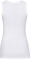 ODLO SUW Top Crew Neck Singlet - Performance Light - Ademend - White - Vrouwen - Maat XL