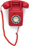 GPO 746WALLPUSHRED - Muurtelefoon retro jaren ‘70, druktoetsen, rood