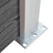 vidaXL - Schuttingpaneel - 175x146 - cm - HKC - zwart