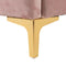 Bed Vierkant - Velvet Roze- 215x136x131cm - Richmond