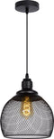 Lucide MESH - Hanglamp - Ø 22 cm - Dimbaar - Zwart
