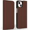 Accezz iPhone 13 - Premium Leather Slim Book Case - Echt Nappa leer - Bruin