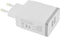 Mobiparts Wall Charger - Dual USB 4.8A met Lightning Kabel - Wit