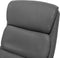 Relaxfauteuil LEGEND met voetenbank Kunstleer Grijs